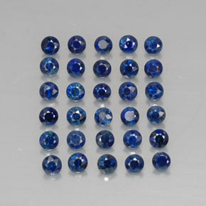 1.35 ct Blue Sapphire Gemstone, Sapphire Gem in Diamond-Cut Shape for Sale.