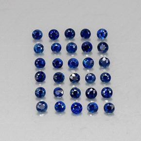 1.33 ct Blue Sapphire Gemstone, Sapphire Gem in Diamond-Cut Shape for Sale.