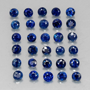1.33 ct Blue Sapphire Stone, Natural Sapphire in Diamond-Cut Shape for Sale