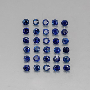 1.35 ct Blue Sapphire Gemstone, Sapphire Gem in Diamond-Cut Shape for Sale.