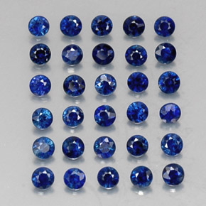 1.21 ct Blue Sapphire Stone, Natural Sapphire in Diamond-Cut Shape for Sale