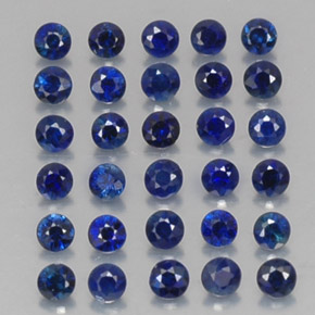 1.26 ct Blue Sapphire Stone, Natural Sapphire in Diamond-Cut Shape for Sale
