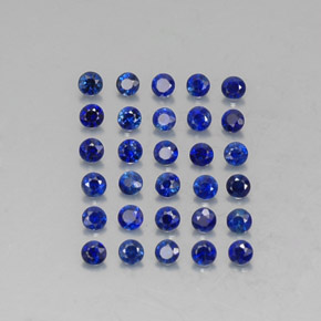 1.26 ct Blue Sapphire Gemstone, Sapphire Gem in Diamond-Cut Shape for Sale.