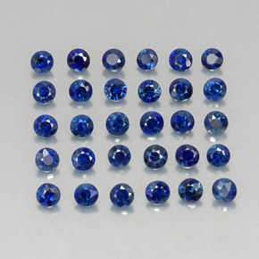 1.37 ct Blue Sapphire Stone, Natural Sapphire in Diamond-Cut Shape for Sale