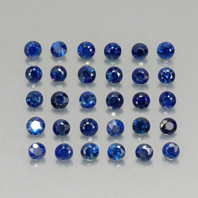 1.23 ct Blue Sapphire Stone, Natural Sapphire in Diamond-Cut Shape for Sale