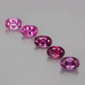 3.48 ct Pink Sapphire Stone, Natural Sapphire in Oval Facet Shape for Sale