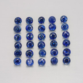 1.35 ct Blue Sapphire Gemstone, Sapphire Gem in Diamond-Cut Shape for Sale.