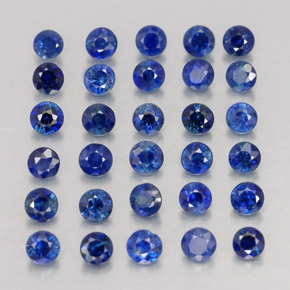 1.32 ct Blue Sapphire Stone, Natural Sapphire in Diamond-Cut Shape for Sale
