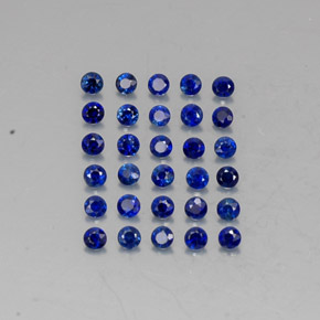 1.26 ct Blue Sapphire Gemstone, Sapphire Gem in Diamond-Cut Shape for Sale.