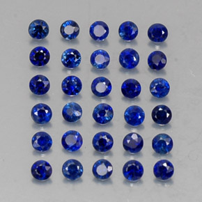 1.26 ct Blue Sapphire Stone, Natural Sapphire in Diamond-Cut Shape for Sale
