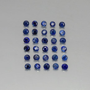 1.38 ct Blue Sapphire Gemstone, Sapphire Gem in Diamond-Cut Shape for Sale.