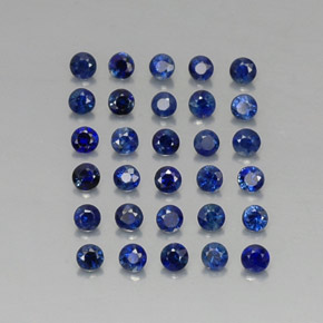 1.38 ct Blue Sapphire Stone, Natural Sapphire in Diamond-Cut Shape for Sale