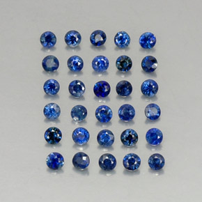 1.36 ct Blue Sapphire Stone, Natural Sapphire in Diamond-Cut Shape for Sale