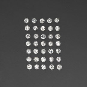 1.12 ct White Sapphire Gemstone, Sapphire Gem in Diamond-Cut Shape for Sale.