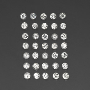 1.12 ct White Sapphire Stone, Natural Sapphire in Diamond-Cut Shape for Sale
