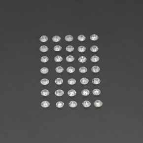 Sapphire Gemstone in 1.9 mm Size for Sale, Sapphire Stone in White Color