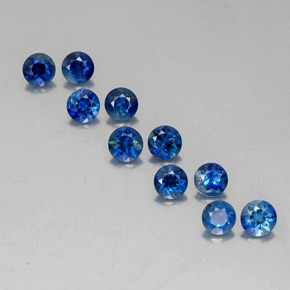 2.90 ct Blue Sapphire Gemstone, Sapphire Gem in Diamond-Cut Shape for Sale.