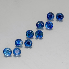 2.90 ct Blue Sapphire Stone, Natural Sapphire in Diamond-Cut Shape for Sale