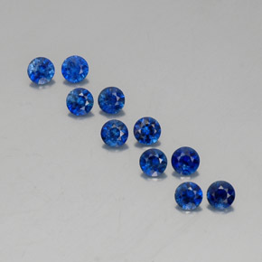 1.94 ct Blue Sapphire Gemstone, Sapphire Gem in Diamond-Cut Shape for Sale.