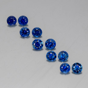 2.57 ct Blue Sapphire Gemstone, Sapphire Gem in Diamond-Cut Shape for Sale.