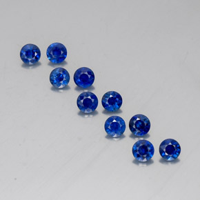2.06 ct Blue Sapphire Gemstone, Sapphire Gem in Diamond-Cut Shape for Sale.