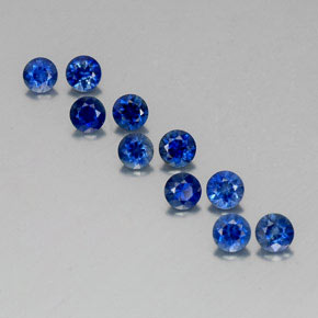 2.13 ct Blue Sapphire Gemstone, Sapphire Gem in Diamond-Cut Shape for Sale.
