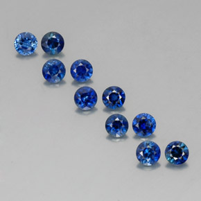 2.06 ct Blue Sapphire Gemstone, Sapphire Gem in Diamond-Cut Shape for Sale.