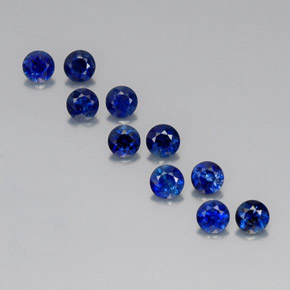2.06 ct Blue Sapphire Gemstone, Sapphire Gem in Diamond-Cut Shape for Sale.