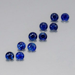 2.06 ct Blue Sapphire Stone, Natural Sapphire in Diamond-Cut Shape for Sale