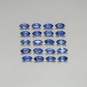 3.55 ct Blue Sapphire Gemstone, Sapphire Gem in Marquise Facet Shape for Sale.