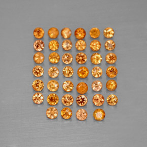 1.16 ct Orange Sapphire Gemstone, Sapphire Gem in Diamond-Cut Shape for Sale.
