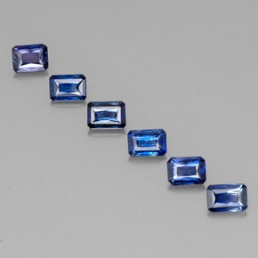 1.49 ct Blue Sapphire Gemstone, Sapphire Gem in Octagon / Scissor Cut Shape for Sale.