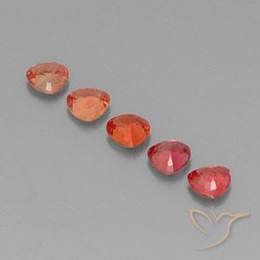 Sapphire Gemstones in 4.1 x 4.1 mm Size for Sale, Sapphire Stones in Multicolor Color