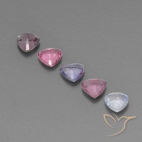 Sapphire Gemstones in 4.2 x 4.1 mm Size for Sale, Sapphire Stones in Multicolor Color