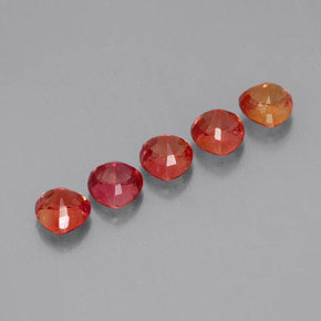 Sapphire Gemstones in 4 x 4 mm (calibrated) Size for Sale, Sapphire Stones in Multicolor Color