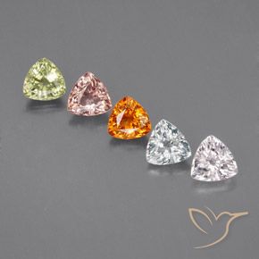 Multicolor Zafiro Gema - 0.3ct Forma trillón (ID: 330693)