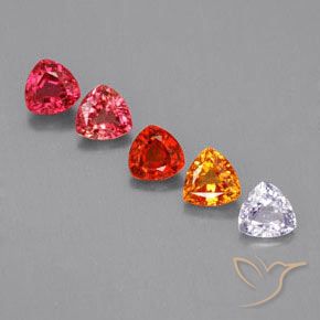 Multicolor Zafiro Gema - 0.3ct Forma trillón (ID: 330699)