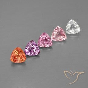 0.3ct Trillion Facet Multicolor Sapphire for sale thumb image of 0.3ct Trillion Facet Multicolor Sapphire (ID: 330702)