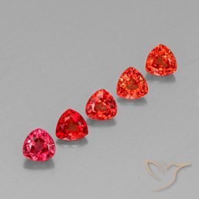 1.82 ctw Multicolor Sapphire Stones, Natural Sapphire in Trillion Facet Shape for Sale