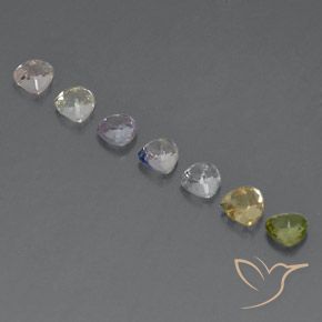 Sapphire Gemstones in 4 x 4 mm (calibrated) Size for Sale, Sapphire Stones in Multicolor Color