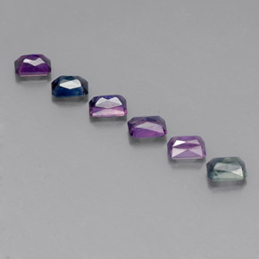 Sapphire Gemstone in 4.1 x 3 mm Size for Sale, Sapphire Stone in Multicolor Color