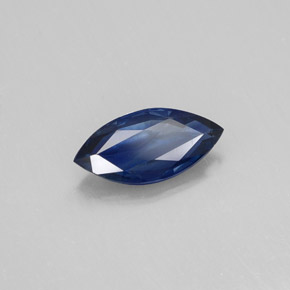 0.79 ct Blue Sapphire Stone, Natural Sapphire in Marquise Facet Shape for Sale