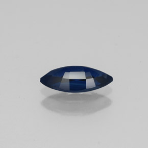 Sapphire Gemstone in 8.8 x 4.3 mm Size for Sale, Sapphire Stone in Deep Blue Color