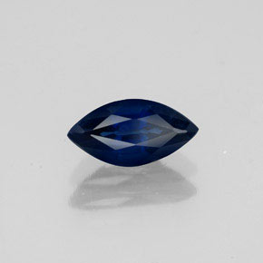 1.04 ct Blue Sapphire Stone, Natural Sapphire in Marquise Facet Shape for Sale