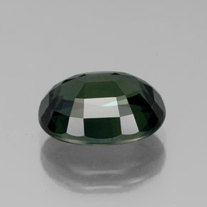 Sapphire Gemstone in 10.7 x 8.3 mm Size for Sale, Sapphire Stone in Bluish Green Color