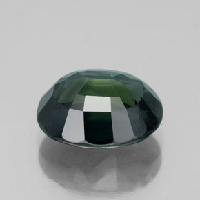 Sapphire Gemstone in 11 x 9.4 mm Size for Sale, Sapphire Stone in Blue Green Color
