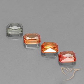 Sapphire Gemstones in 5 x 4 mm (calibrated) Size for Sale, Sapphire Stones in Multicolor Color