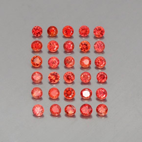 3.10 ct Orange Sapphire Gemstone, Sapphire Gem in Diamond-Cut Shape for Sale.