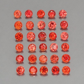 3.37 ctw Red Sapphire Stones, Natural Sapphire in Diamond-Cut Shape for Sale