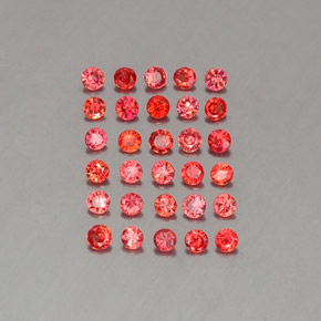 2.10 ct Orange Sapphire Gemstone, Sapphire Gem in Diamond-Cut Shape for Sale.